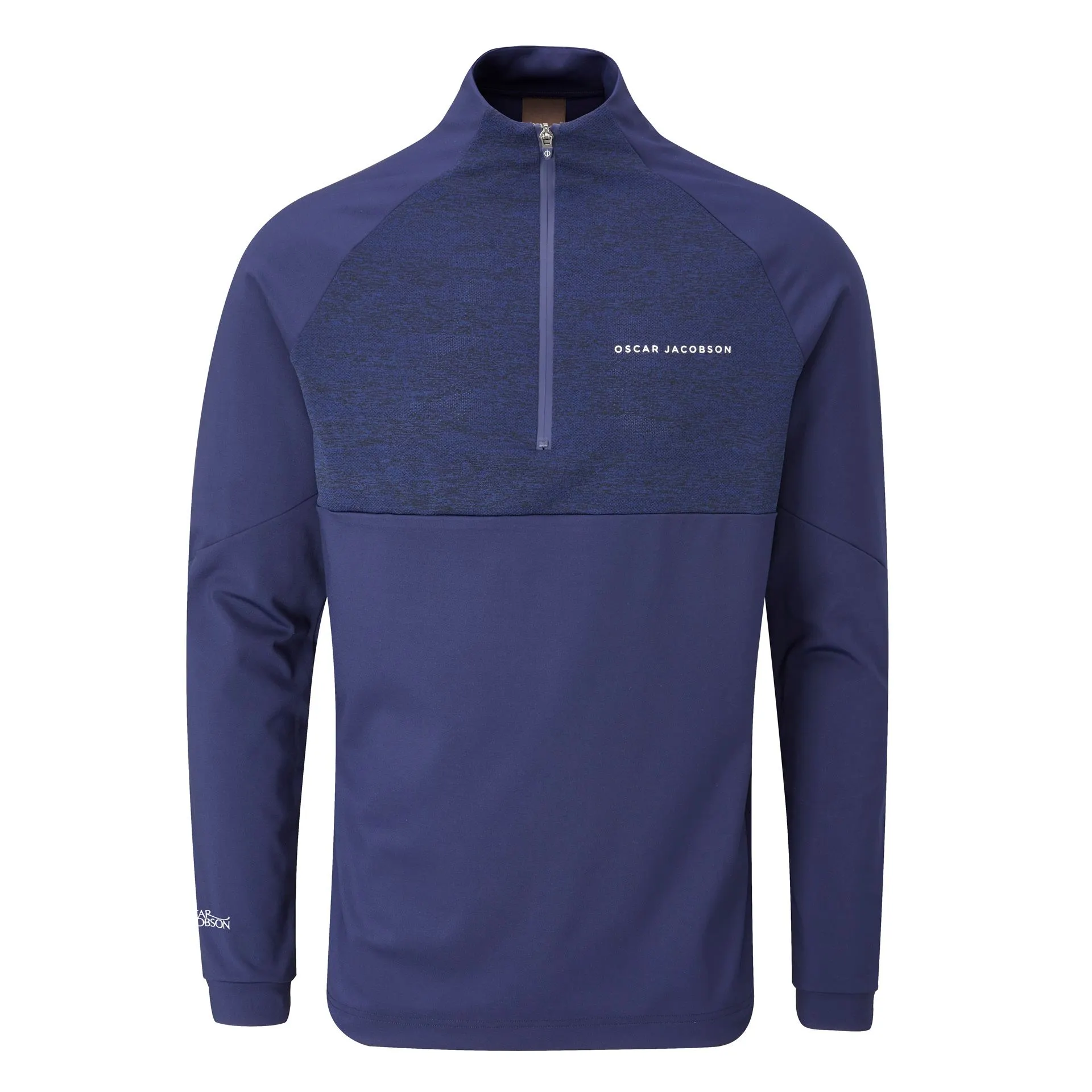Oscar Jacobson Men's Lexington 1/4-Zip Golf Midlayer 4 Oscar Jacobson Men's Lexington 1/4-Zip Golf Midlayer - Image 2
