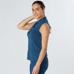 Swing Out Sister Golf Swing Out Sister Ladies Amelie Sleeveless Golf Polo Shirt -Golf Shop 0084734 swing out sister ladies amelie sleeveless golf polo shirt