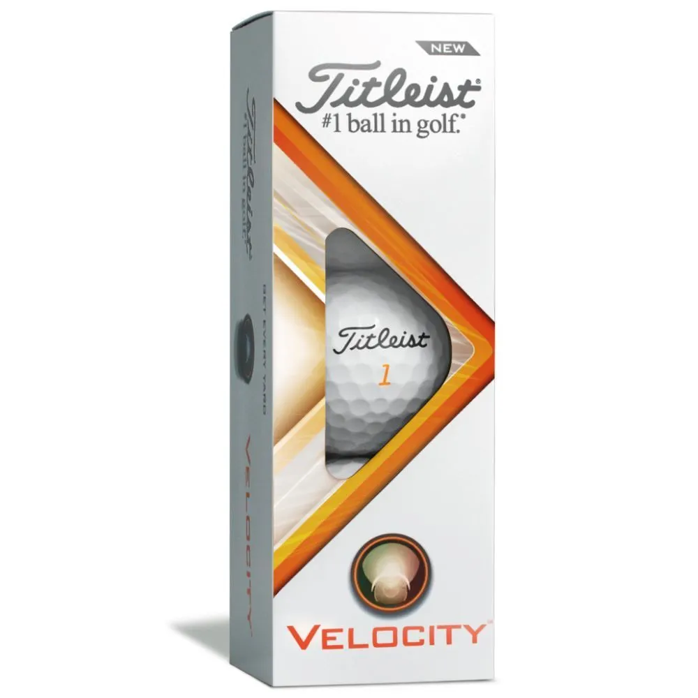 Titleist Velocity 3-Ball Sleeve 3 Titleist Velocity 3-Ball Sleeve
