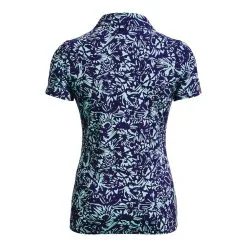 Under Armour Ladies Playoff Printed Golf Polo Shirt -Golf Shop 0087415 under armour ladies playoff printed golf polo shirt