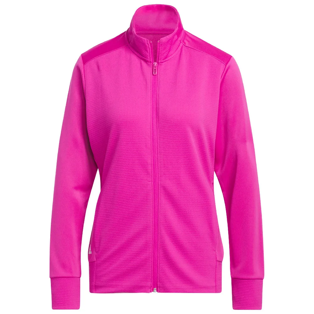 Adidas Ladies Textured Full Zip Golf Jacket 7 Adidas Ladies Textured Full Zip Golf Jacket - Image 5