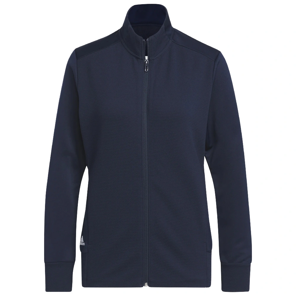 Adidas Ladies Textured Full Zip Golf Jacket 8 Adidas Ladies Textured Full Zip Golf Jacket - Image 6