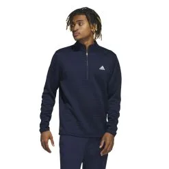 Adidas Men's DWR 1/4-Zip Golf Pullover -Golf Shop 0088045 adidas mens dwr 14 zip golf pullover