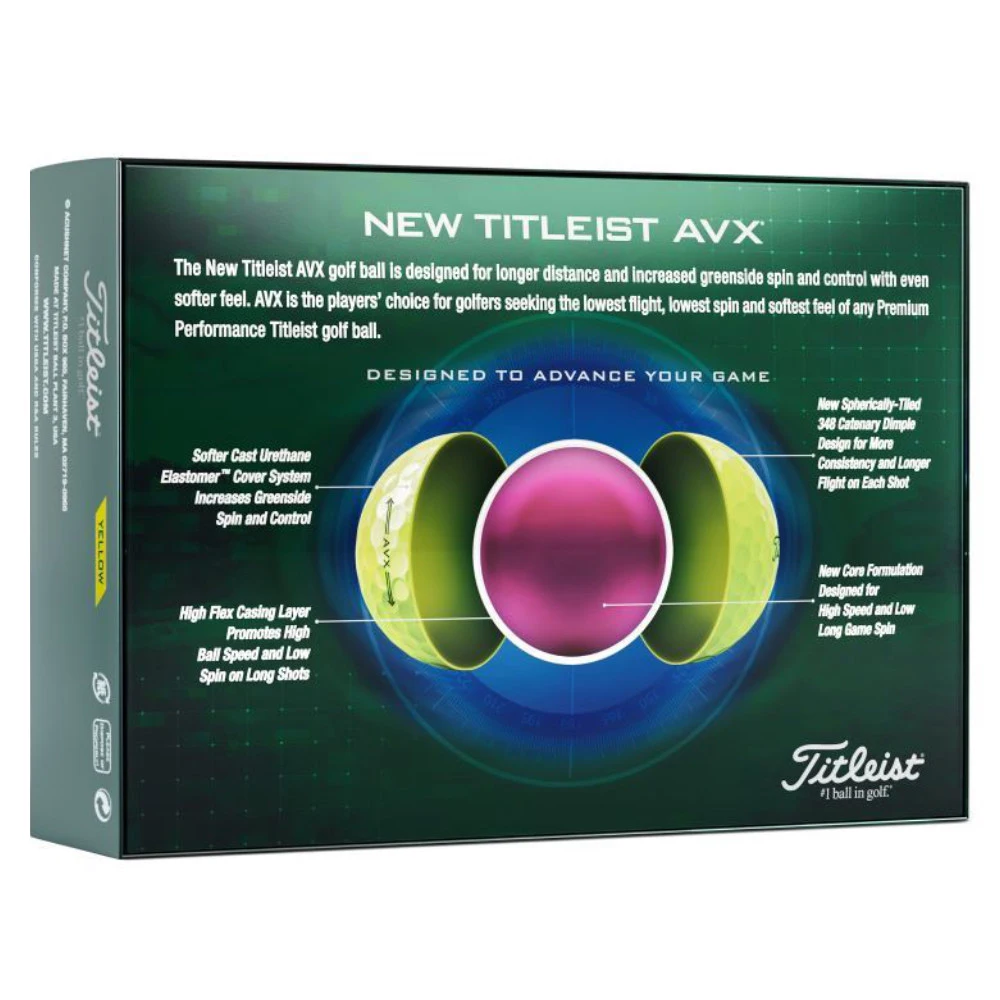 Titleist AVX Golf Balls - 4 For 3 (Personalised) 7 Titleist AVX Golf Balls - 4 For 3 (Personalised) - Image 5